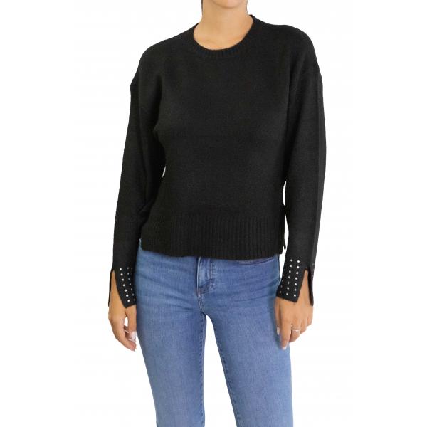 Maglione con polsi con brillantini  Only 